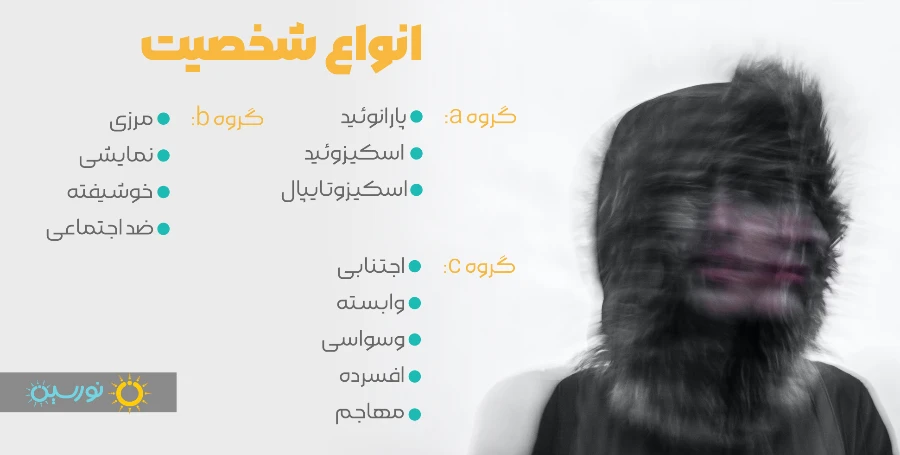 انواع اختلال شخصیت