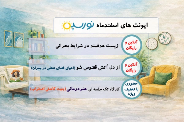 تصویر ایونت های اسفند ماه نورسین